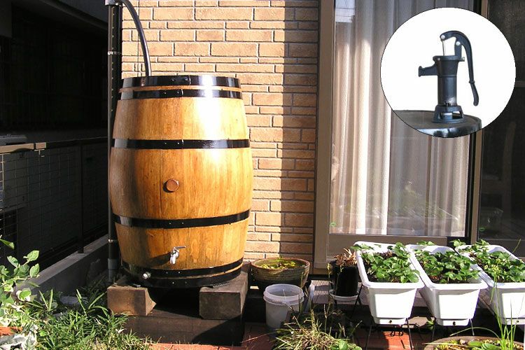 【雨水タンク】 シップスレインワールド製 ワイン樽 アントワネット 