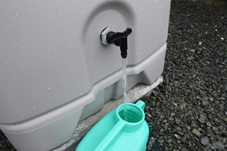 雨水タンク】コダマ樹脂工業製 ホームダム250リットル グレー 型番RWT250 TOKILABOトキラボ