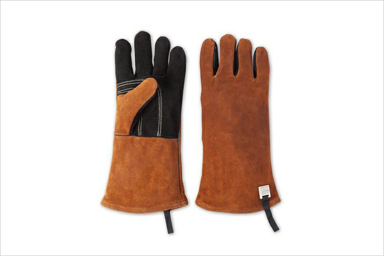 薪ストーブ 手袋付き 耐熱 耐火 グローブ キャンプ 手袋 ストーブ 焚き火台 溶接 薪ストーブ