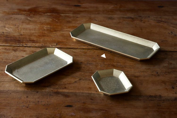 FUTAGAMI 文具トレイ 大 / 真鍮製 | TOKILABOトキラボ