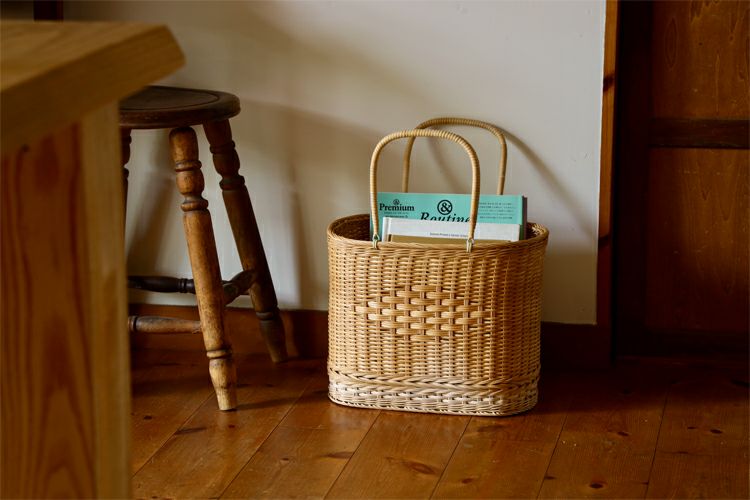 松野屋　籐の手提げ　かご 松野屋 籐の手提げかご | TOKILABOトキラボ