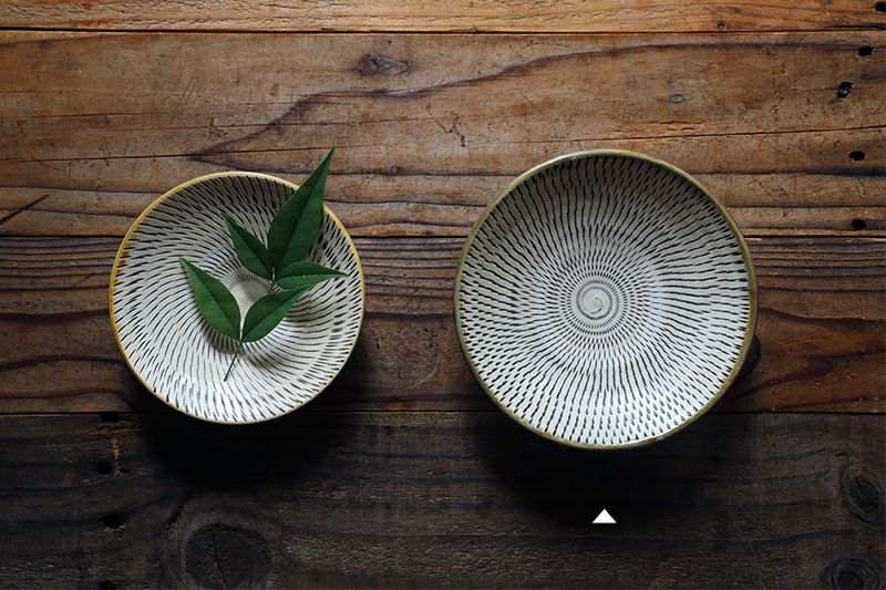 とびかんな 6寸皿 小鹿田焼 | TOKILABOトキラボ